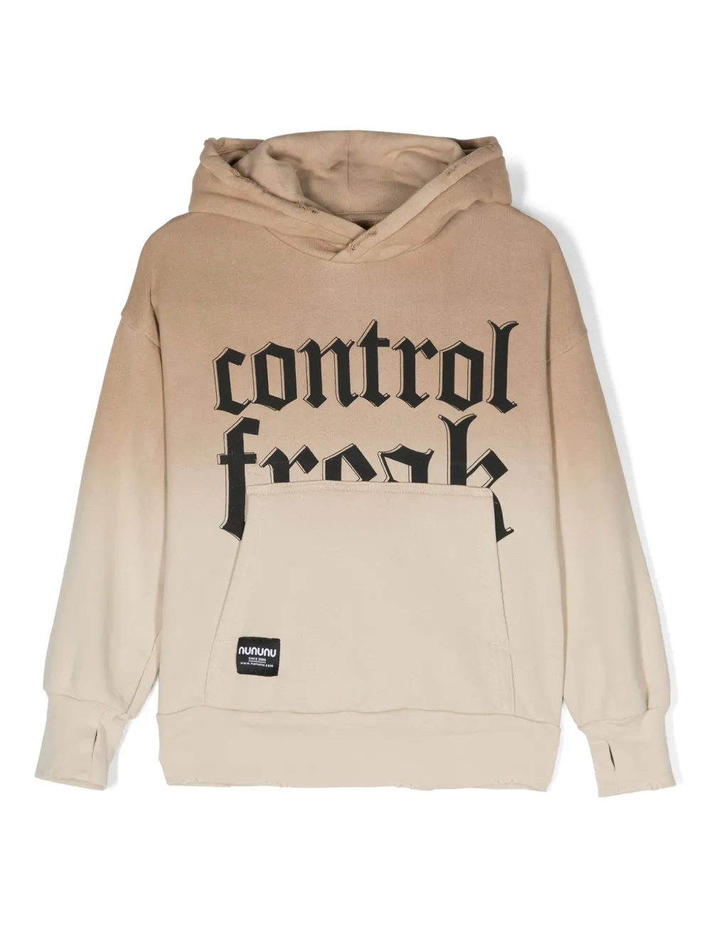 Худи Control Freak с эффектом омбре Nununu, нейтральный
Худи Control Freak с эффектом омбре Nununu, нейтральный