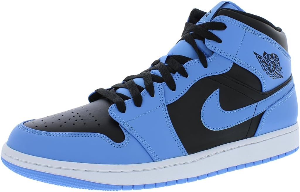 Кроссовки Nike Air Jordan 1 Mid для мужчин, University Blue/Black/White
Кроссовки Nike Air Jordan 1 Mid для мужчин, University Blue/Black/White