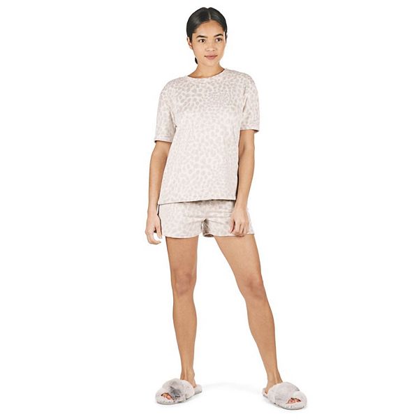 Женский пижамный комплект из велюра с леопардовым принтом Memoi
Женский пижамный комплект из велюра с леопардовым принтом Memoi