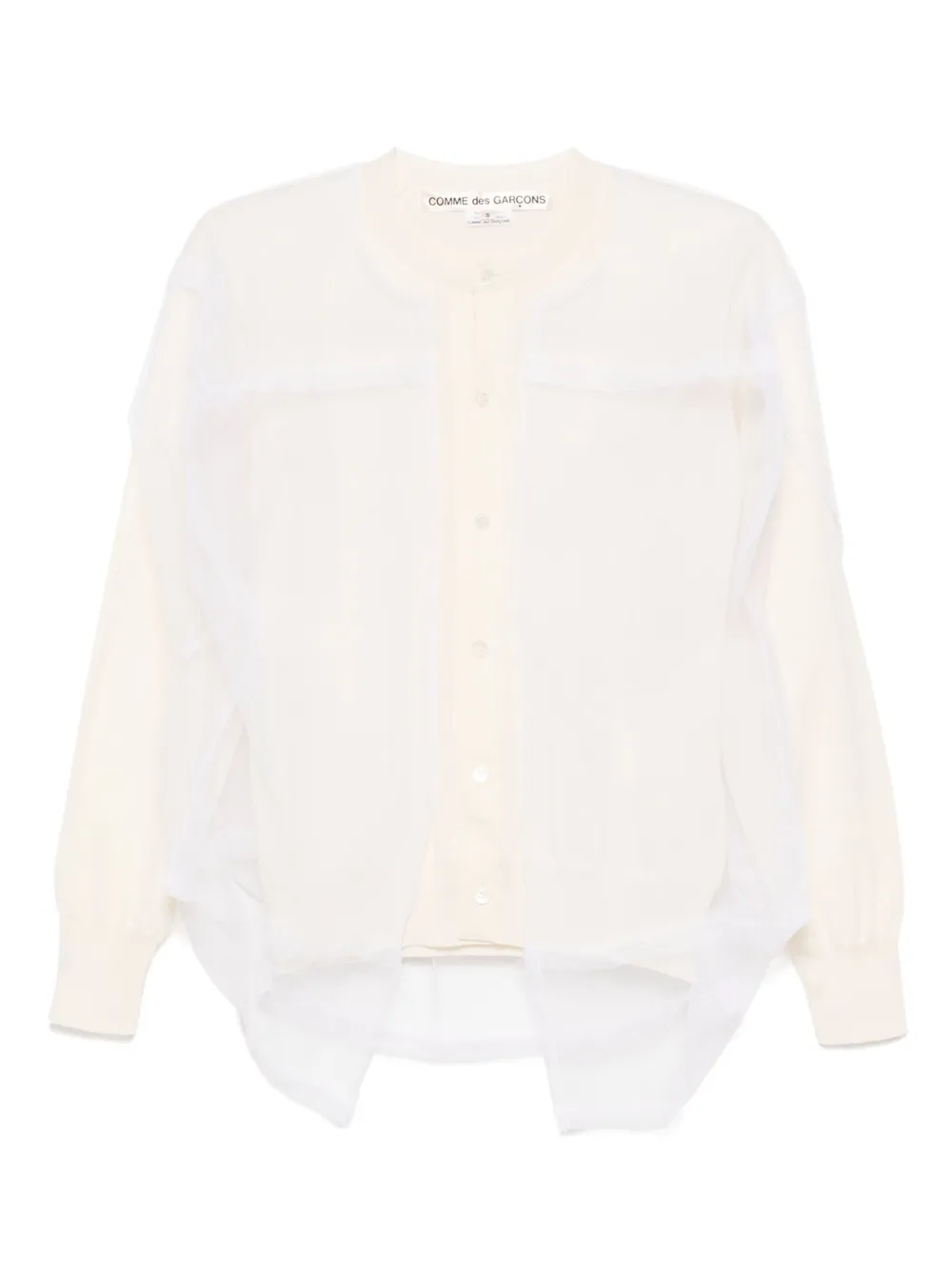 Шерстяной кардиган COMME DES GARCONS, нейтральный
Шерстяной кардиган COMME DES GARCONS, нейтральный