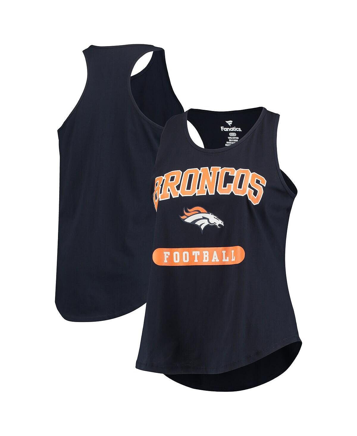 Женская темно-синяя майка больших размеров Denver Broncos Team Racerback Fanatics, темно-синий
Женская темно-синяя майка больших размеров Denver Broncos Team Racerback Fanatics, темно-синий