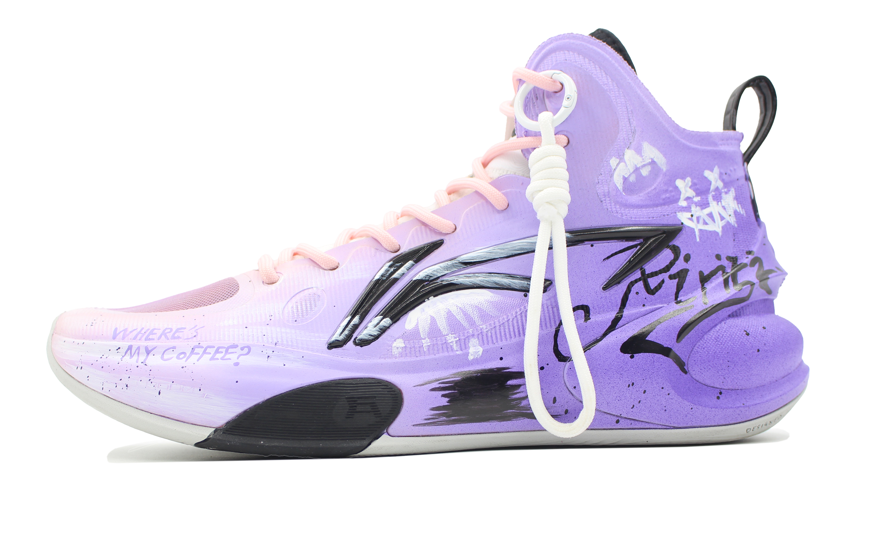 LINING Баскетбольные кроссовки YuShuai 17 с износостойким и противоскользящим покрытием, высокие, мужские, розовые
LINING Баскетбольные кроссовки YuShuai 17 с износостойким и противоскользящим покрытием, высокие, мужские, розовые