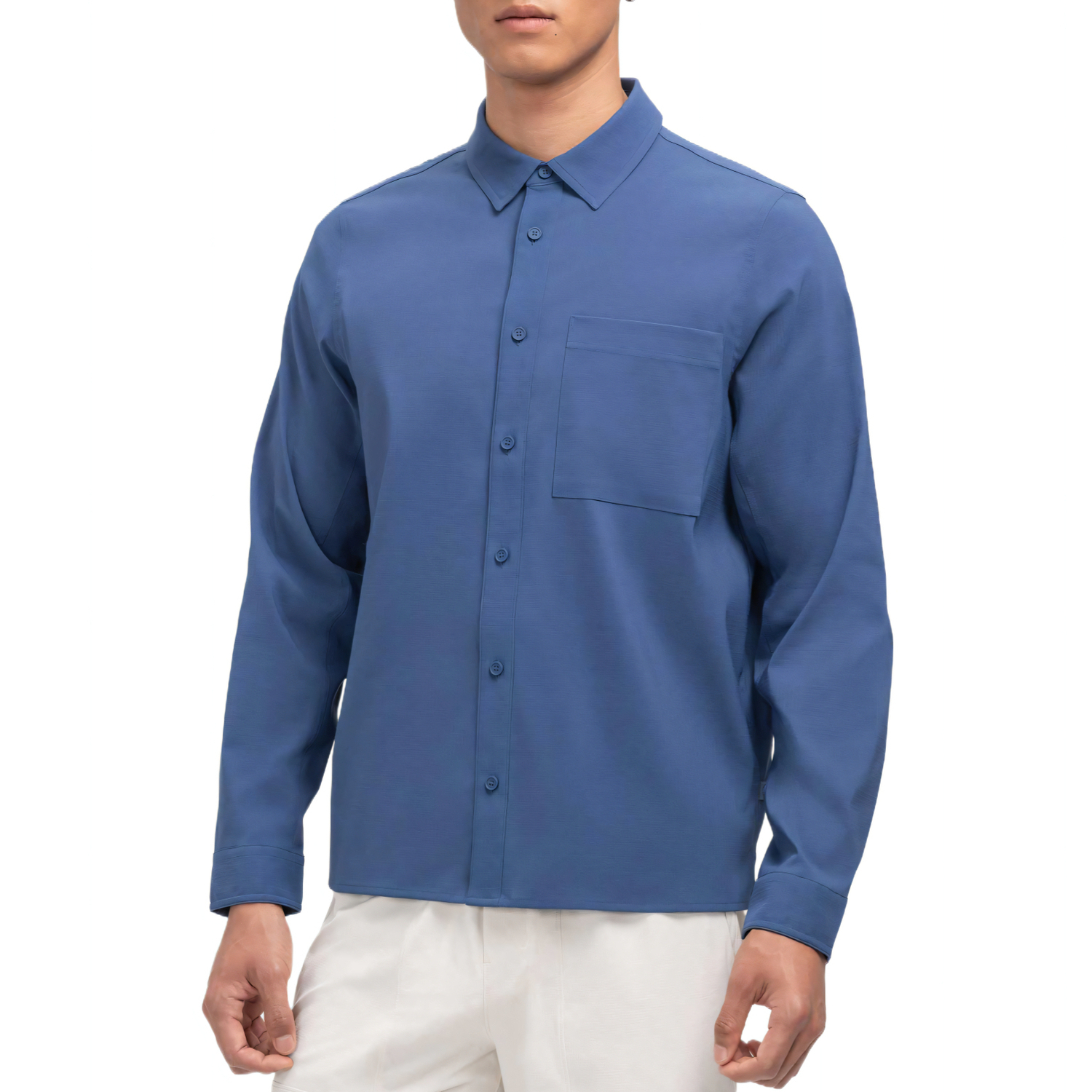 Lululemon Рубашка мужская Herringbone Blue
Lululemon Рубашка мужская Herringbone Blue