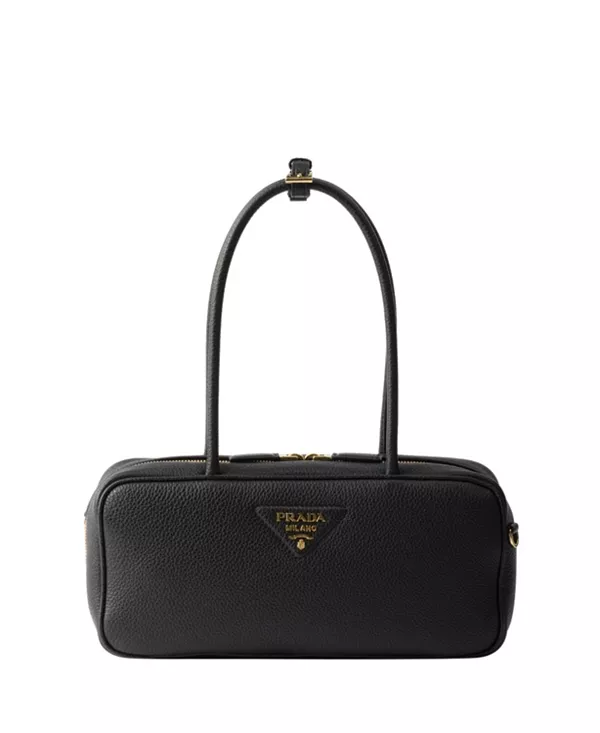 Средняя кожаная сумка с верхней ручкой Prada, черный
Средняя кожаная сумка с верхней ручкой Prada, черный