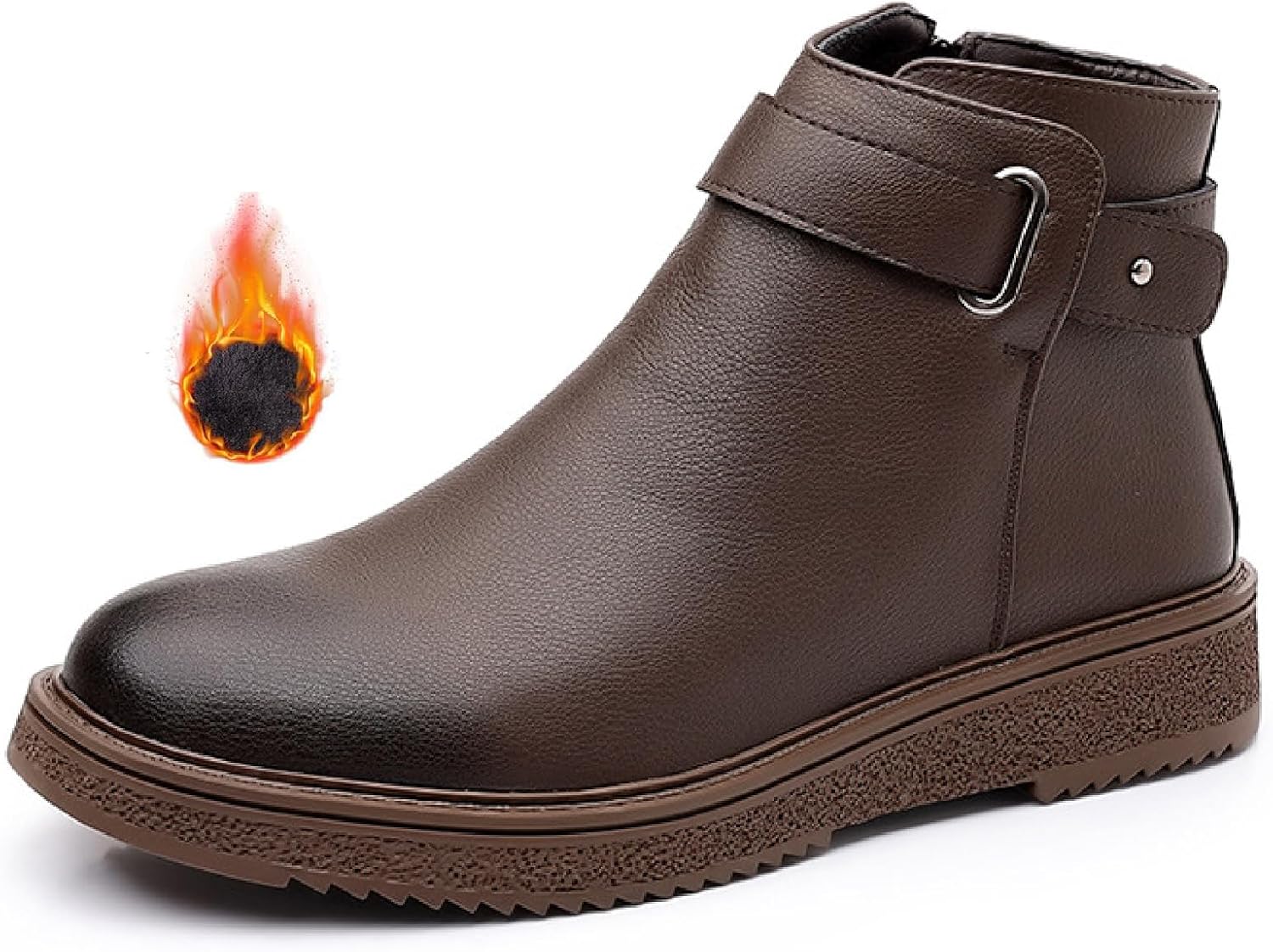 Мужские кожаные ботинки челси на платформе с боковой молнией, модные, удобные, с противоскользящей подошвой, плоские, для осени и зимы, повседневные и нарядные Lvomu, коричневый
Мужские кожаные ботинки челси на платформе с боковой молнией, модные, удобные, с противоскользящей подошвой, плоские, для осени и зимы, повседневные и нарядные Lvomu, коричневый