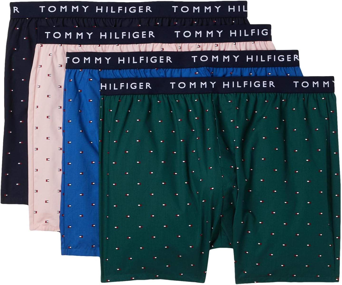Мужские хлопковые боксеры Tommy Hilfiger, 4 пары, Blossom
Мужские хлопковые боксеры Tommy Hilfiger, 4 пары, Blossom