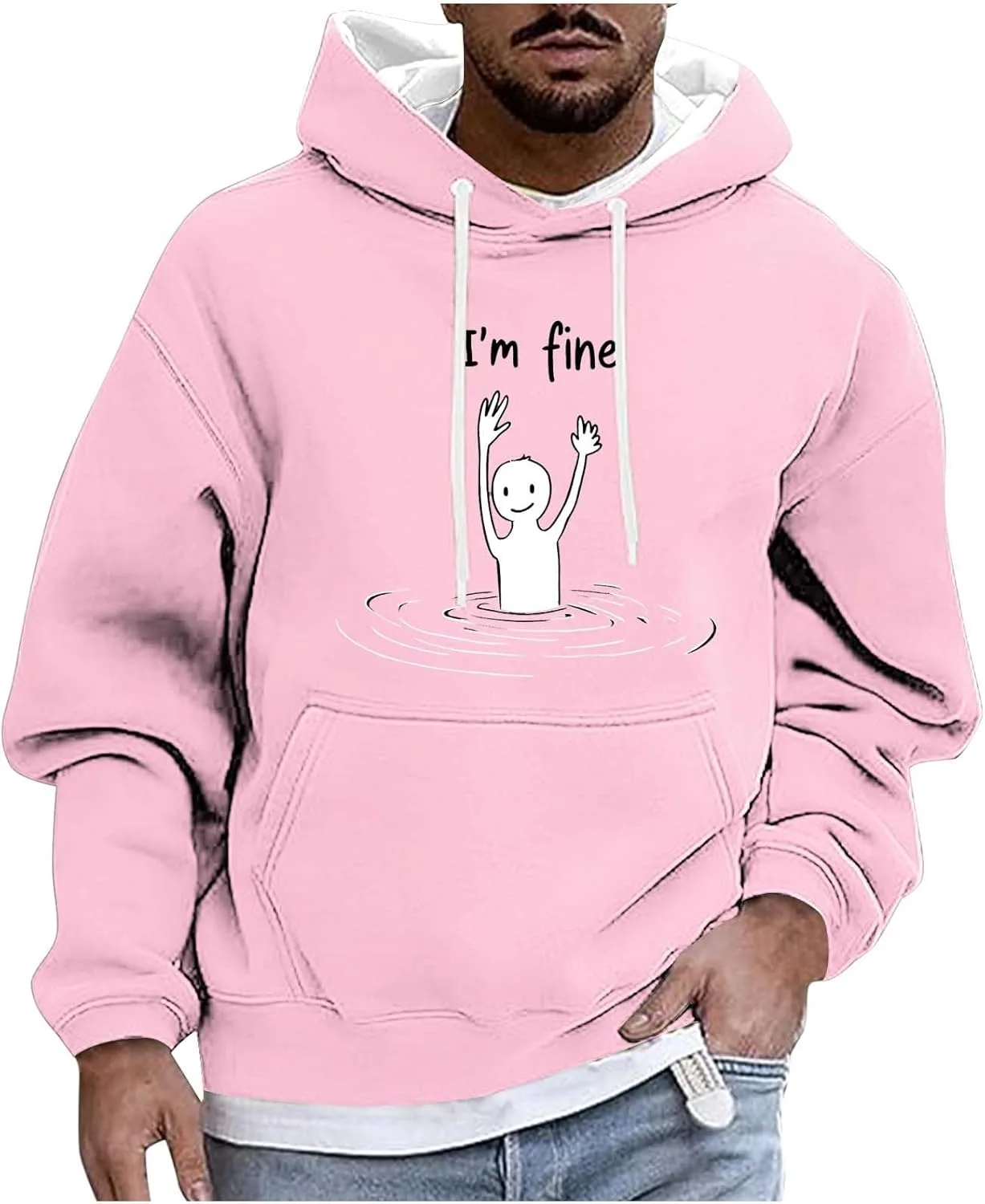 Мужской оверсайз худи с принтом
Мужской оверсайз худи с принтом