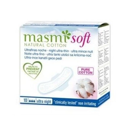 Мягкие ультратонкие ночные ватные диски Masmi