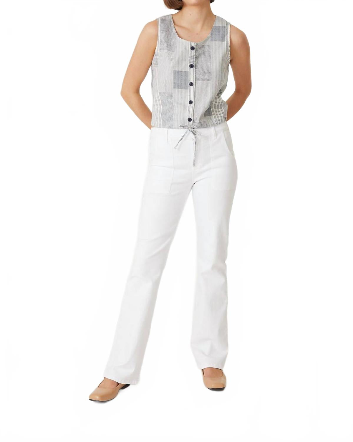 Рони Белл Брюки-бойфренды в белом Level99
Рони Белл Брюки-бойфренды в белом Level99