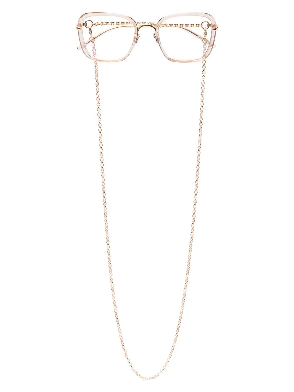 Очки в квадратной оправе Pomellato Eyewear, розовый 
Очки в квадратной оправе Pomellato Eyewear, розовый