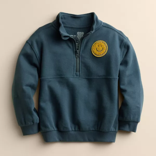 Пуловер с застежкой-молнией на четверть дюйма для малышей и малышей Little Co. By Lauren Conrad, цвет blue lc smile
Пуловер с застежкой-молнией на четверть дюйма для малышей и малышей Little Co. By Lauren Conrad, цвет blue lc smile