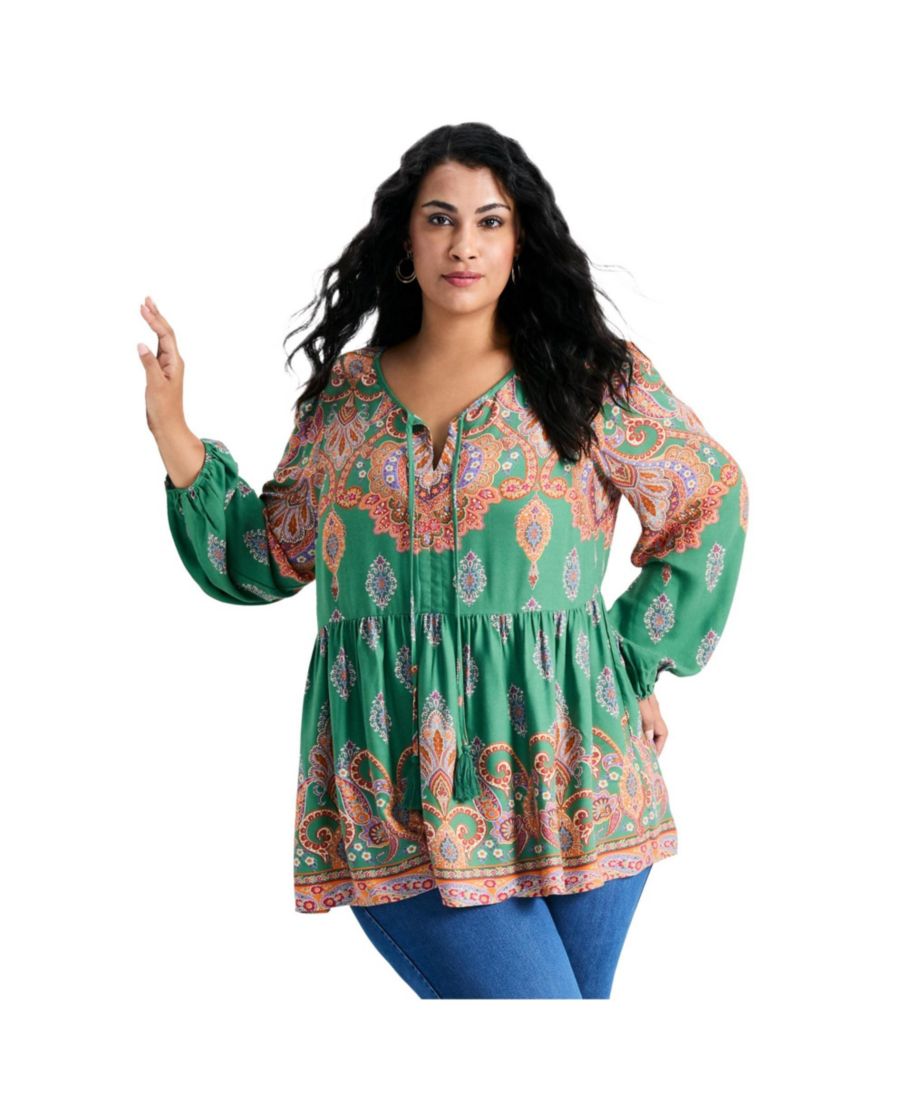 Женская туника Kiani с богемным принтом AVENUE, Green
Женская туника Kiani с богемным принтом AVENUE, Green