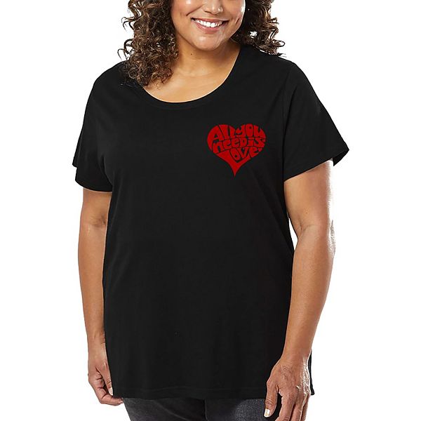 Футболка с принтом All you need is love для женщин plus size La Pop Art, Black, Черный, Футболка с принтом All you need is love для женщин plus size La Pop Art, Black
Футболка с принтом All you need is love для женщин plus size La Pop Art, Black, Черный, Футболка с принтом All you need is love для женщин plus size La Pop Art, Black
