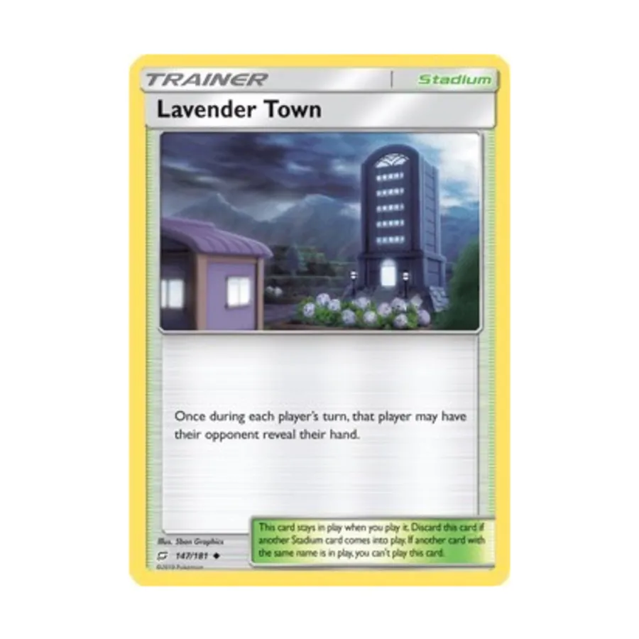 CCG Лавандовый город (Ю) #147, Pokemon - SM - Team Up - Singles
CCG Лавандовый город (Ю) #147, Pokemon - SM - Team Up - Singles