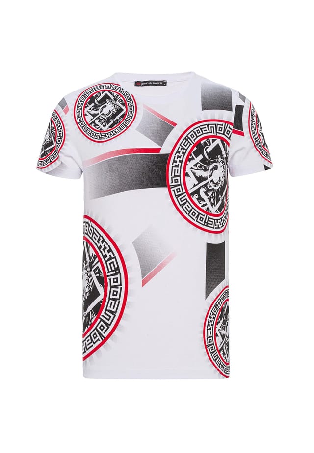 Футболка с крупным принтом спереди Cipo & Baxx, белый
Футболка с крупным принтом спереди Cipo & Baxx, белый