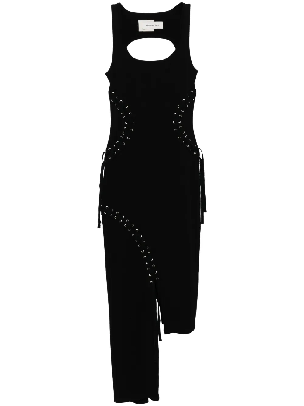 Платье с плетеной отделкой Feng Chen Wang, черный
Платье с плетеной отделкой Feng Chen Wang, черный