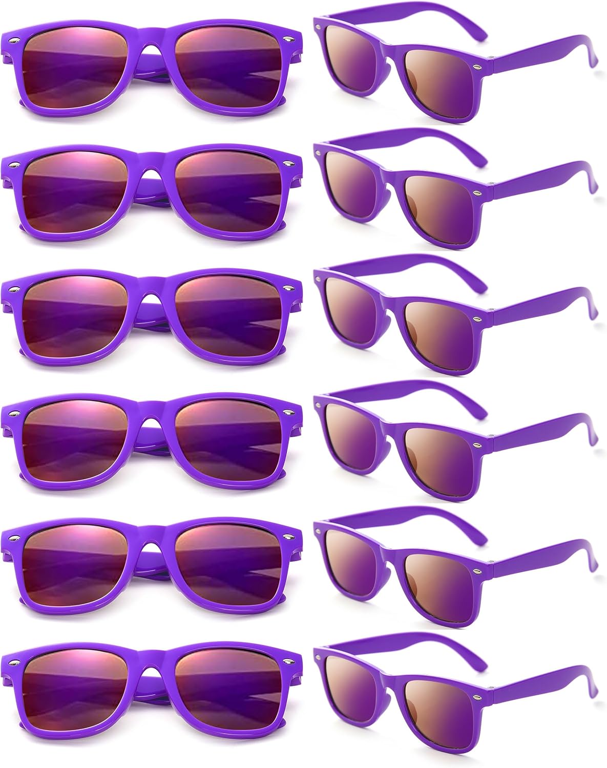 Набор солнцезащитных очков для вечеринок — 12 винтажных пластиковых очков в стиле ретро для мужчин и женщин — сувениры для вечеринок Dwenarry, Purple Frame Reflective Purple Lens
Набор солнцезащитных очков для вечеринок — 12 винтажных пластиковых очков в стиле ретро для мужчин и женщин — сувениры для вечеринок Dwenarry, Purple Frame Reflective Purple Lens