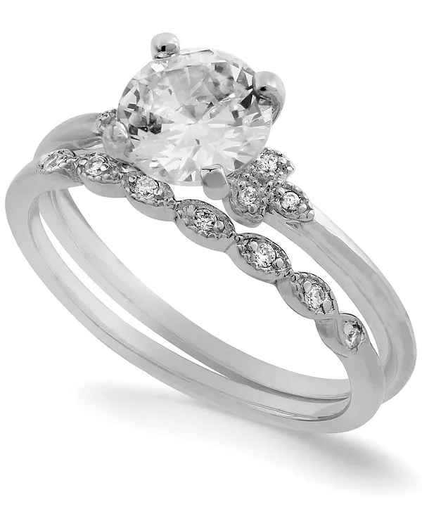 Свадебный комплект из двух предметов с кубическим цирконием, созданный для Macy's Giani Bernini, white
Свадебный комплект из двух предметов с кубическим цирконием, созданный для Macy's Giani Bernini, white