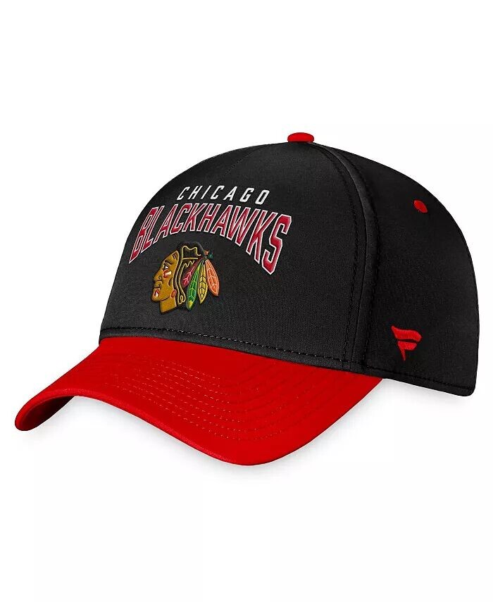 Мужская черно-красная двухцветная гибкая кепка Chicago Blackhawks Fundamental Fanatics, черный
Мужская черно-красная двухцветная гибкая кепка Chicago Blackhawks Fundamental Fanatics, черный