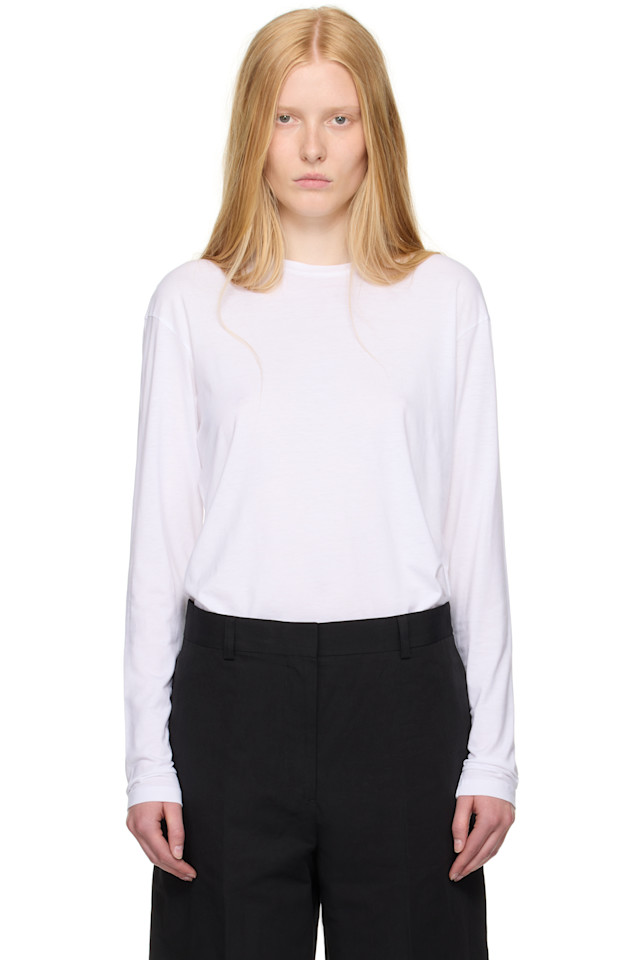 Классическая футболка с длинным рукавом Toteme, белый
Классическая футболка с длинным рукавом Toteme, белый