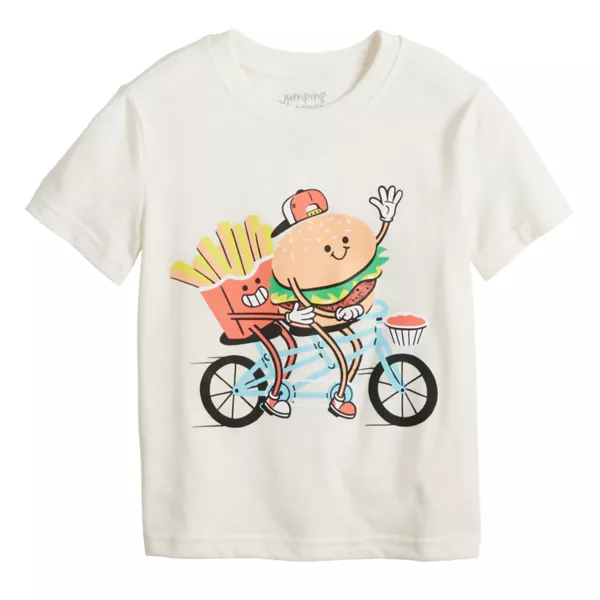 Футболка с динозаврами и графическим принтом для мальчиков и малышей Jumping Beans, цвет ivory burger bike
Футболка с динозаврами и графическим принтом для мальчиков и малышей Jumping Beans, цвет ivory burger bike
