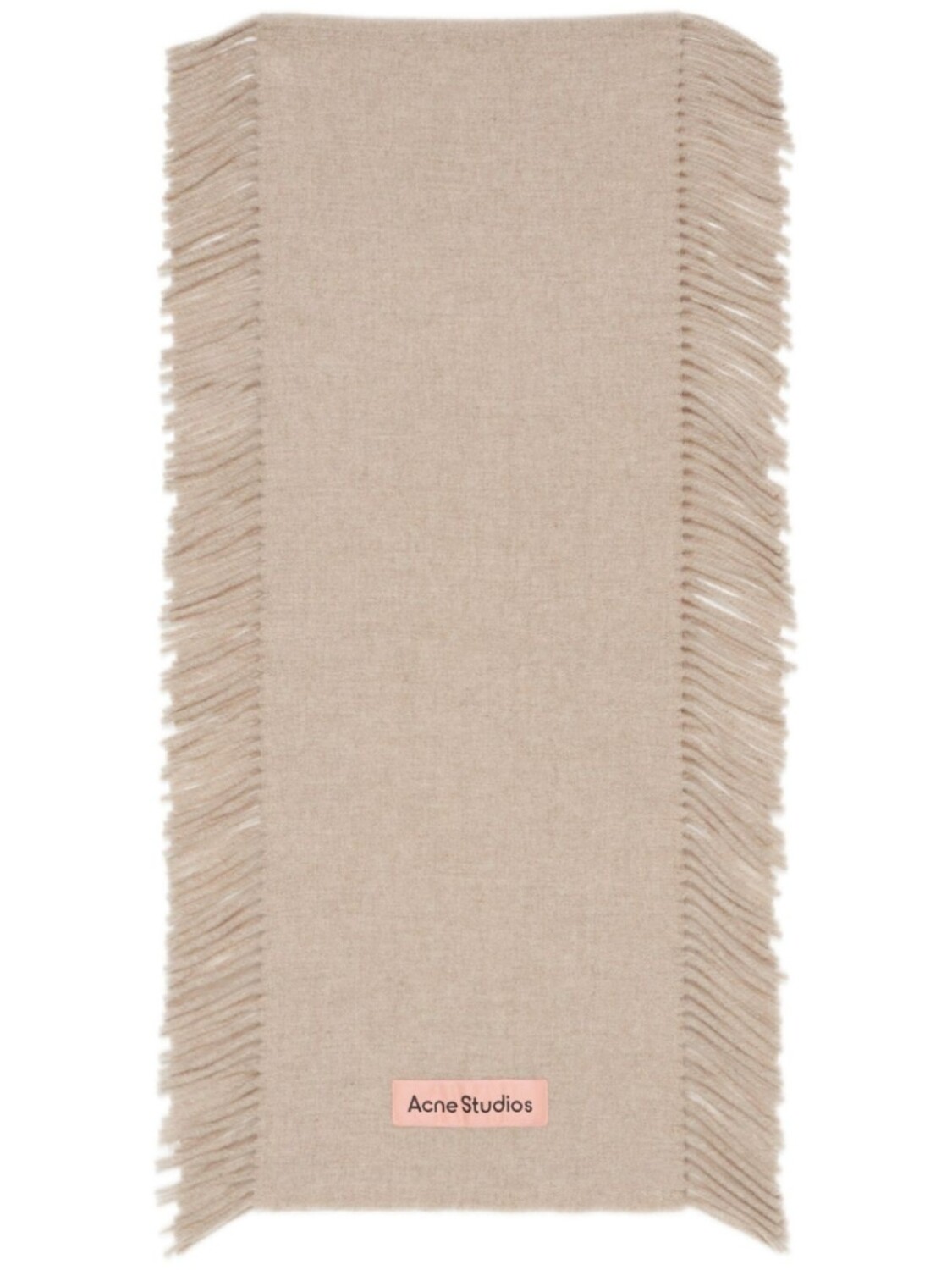 Шерстяной шарф с бахромой Acne Studios, нейтральный цвет
Шерстяной шарф с бахромой Acne Studios, нейтральный цвет