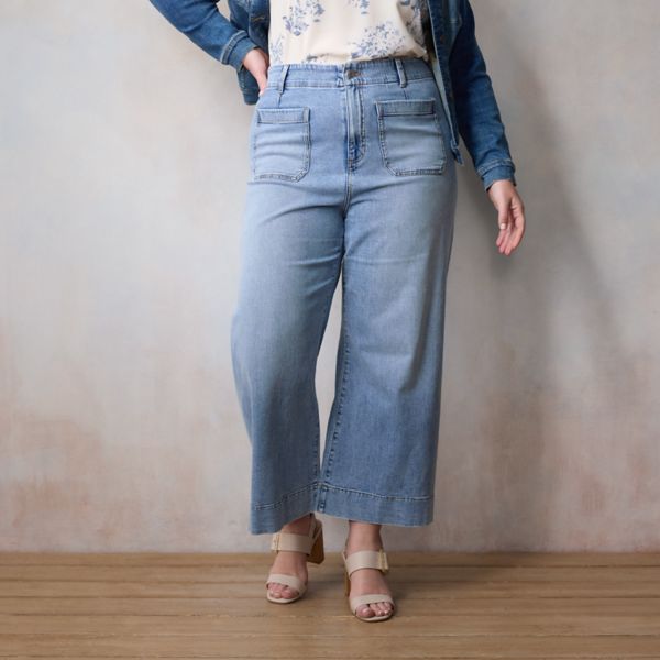 Джинсы-клеш укороченные с высокой посадкой и цветочным принтом больших размеров Lc Lauren Conrad, цвет carson wash
Джинсы-клеш укороченные с высокой посадкой и цветочным принтом больших размеров Lc Lauren Conrad, цвет carson wash