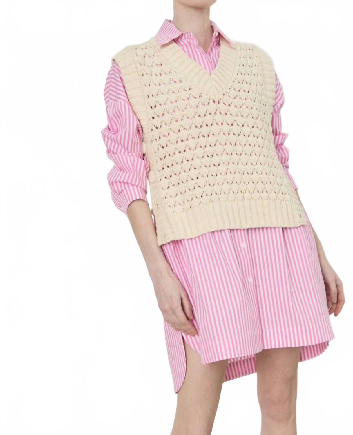 Вязаный жилет Beckmann в цвете кремовый Deluc, кремовый
Вязаный жилет Beckmann в цвете кремовый Deluc, кремовый