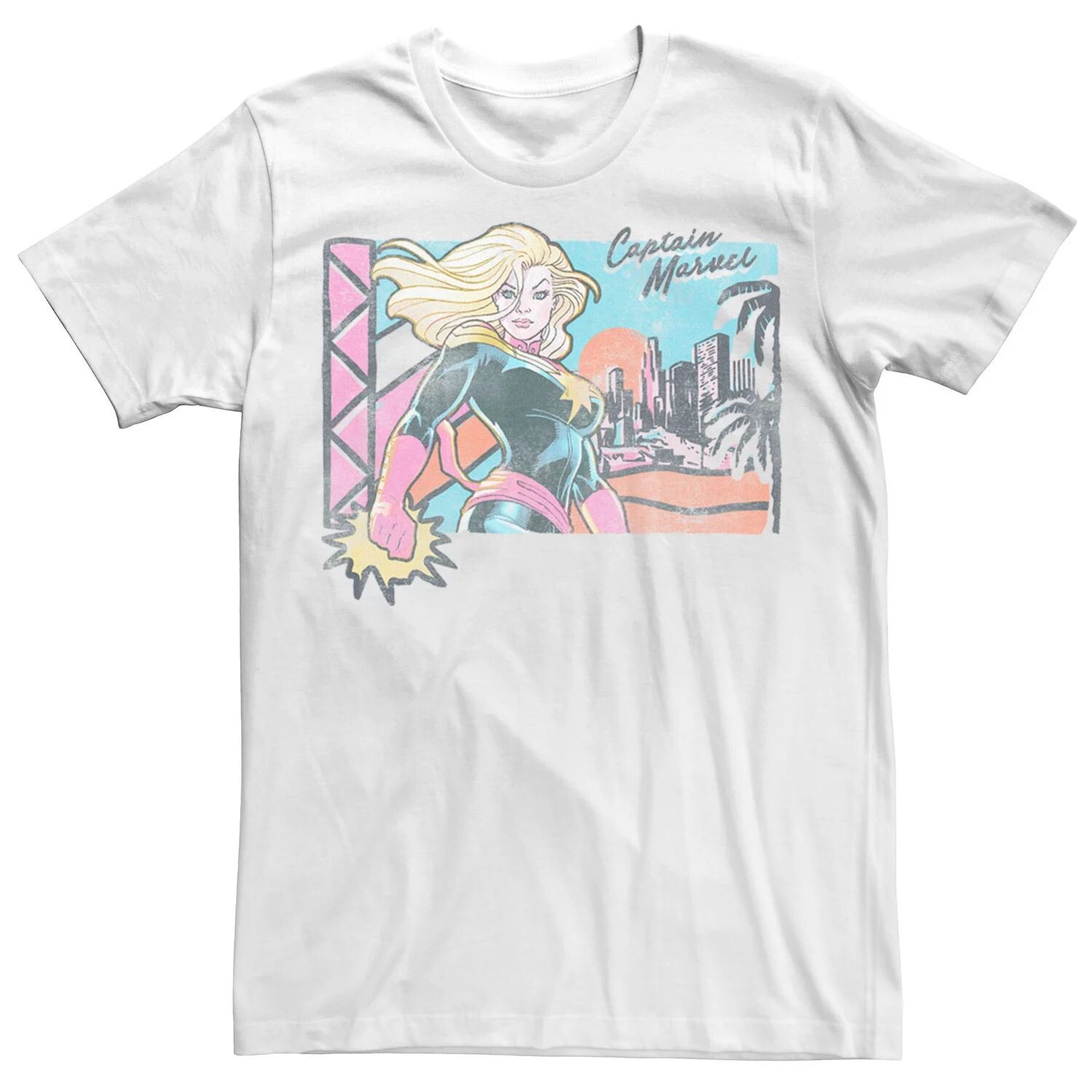 Мужская пляжная футболка в стиле ретро с портретом Captain Marvel Licensed Character
Мужская пляжная футболка в стиле ретро с портретом Captain Marvel Licensed Character