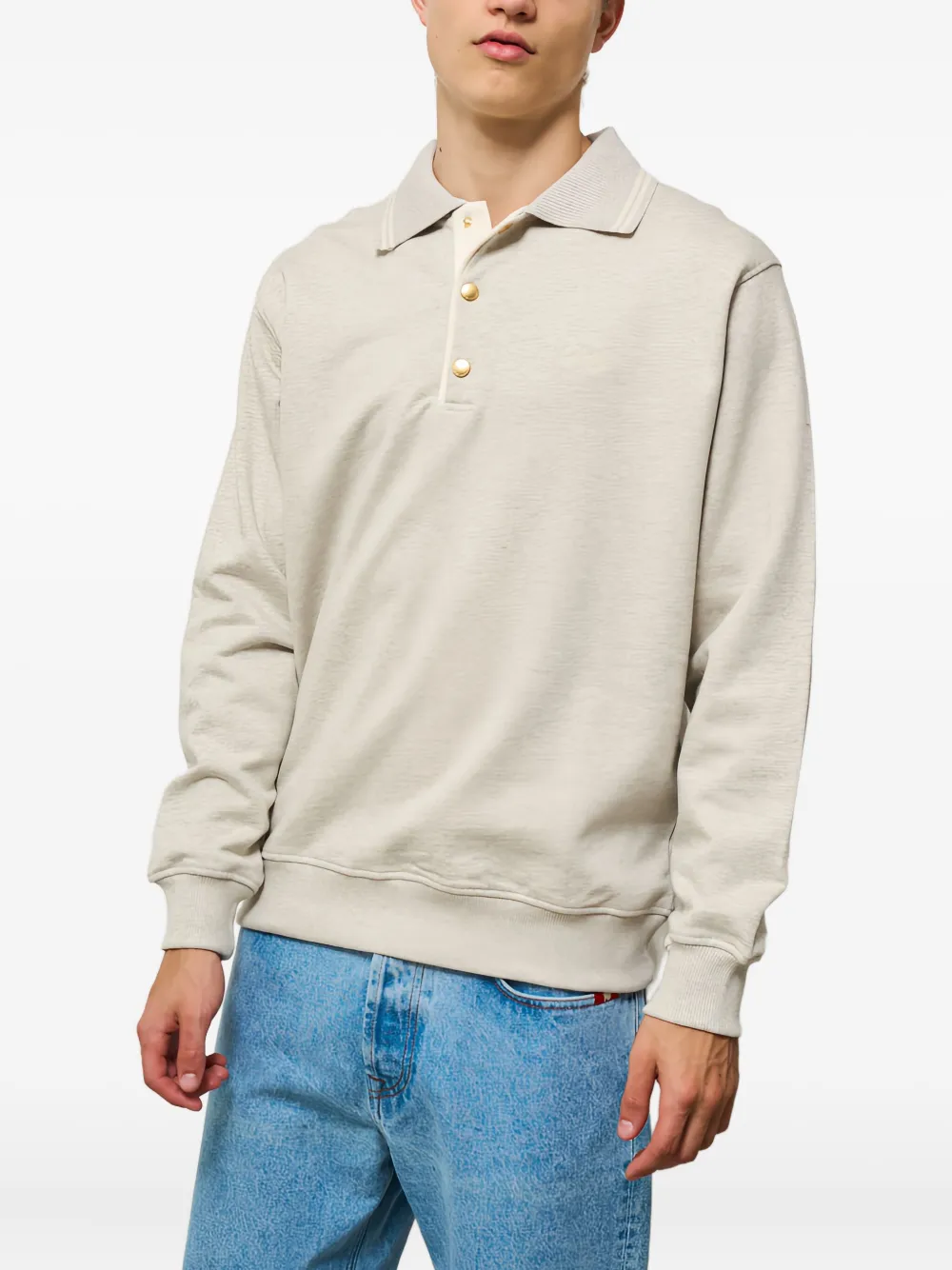 Рубашка поло с длинными рукавами Drôle De Monsieur, нейтральный
Рубашка поло с длинными рукавами Drôle De Monsieur, нейтральный