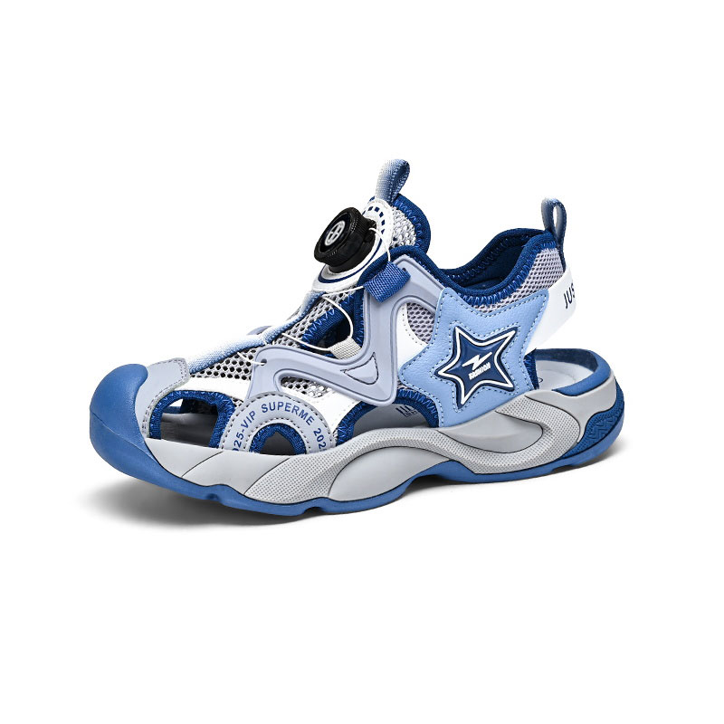 Детские сандалии Anti Kick Low Top Yi Jiabao, синий
Детские сандалии Anti Kick Low Top Yi Jiabao, синий