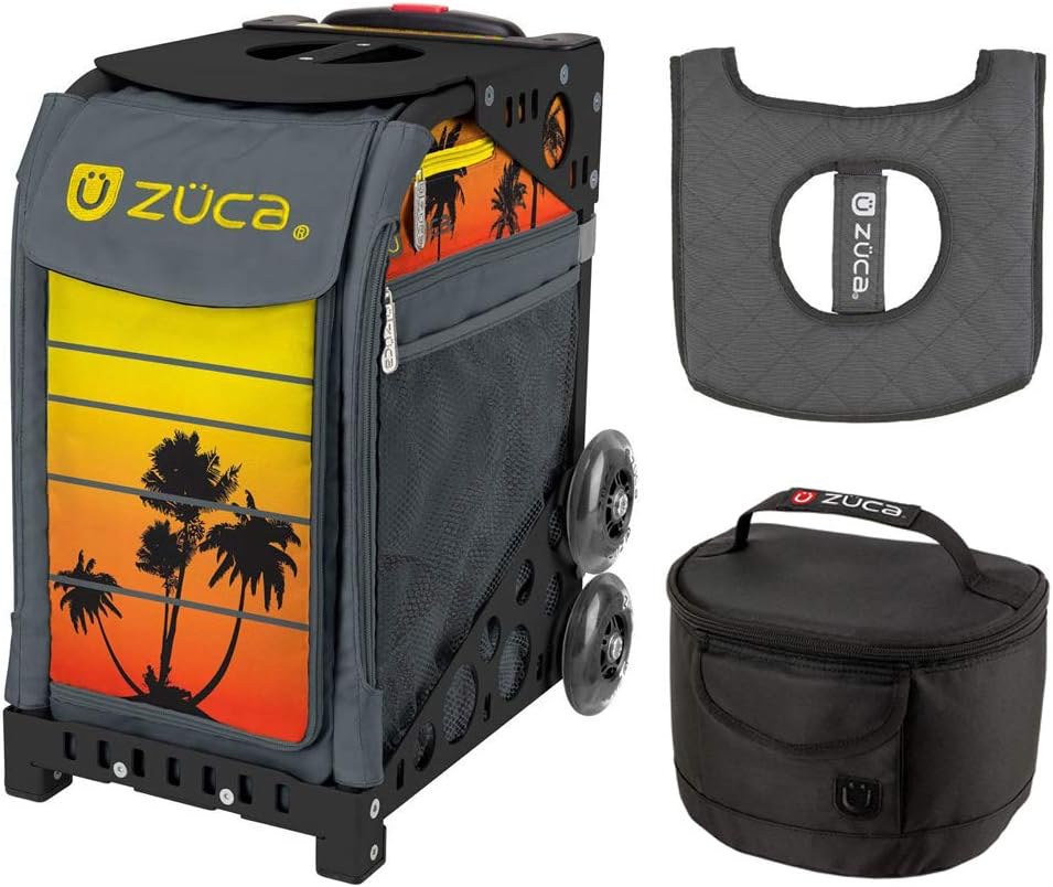 Спортивная сумка-вкладыш ZUCA Tropical Sunset с черными немигающими колесами, подарочным ланч-боксом и подушкой для сиденья, Черный, Спортивная сумка-вкладыш ZUCA Tropical Sunset с черными немигающими колесами, подарочным ланч-боксом и подушкой для сидень
Спортивная сумка-вкладыш ZUCA Tropical Sunset с черными немигающими колесами, подарочным ланч-боксом и подушкой для сиденья, Черный, Спортивная сумка-вкладыш ZUCA Tropical Sunset с черными немигающими колесами, подарочным ланч-боксом и подушкой для сидень