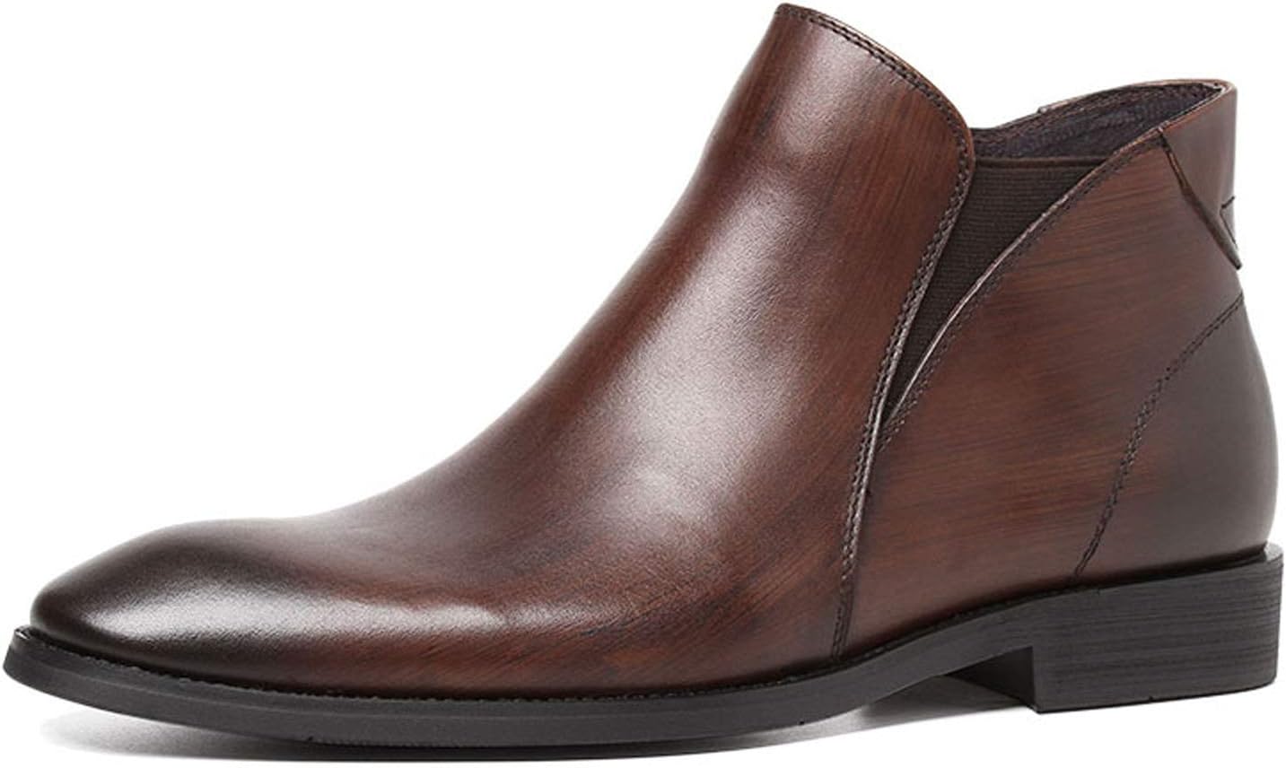 Мужские кожаные ботинки Chelsea Santimon Mens с застежкой-молнией, коричневые, коричневый
Мужские кожаные ботинки Chelsea Santimon Mens с застежкой-молнией, коричневые, коричневый