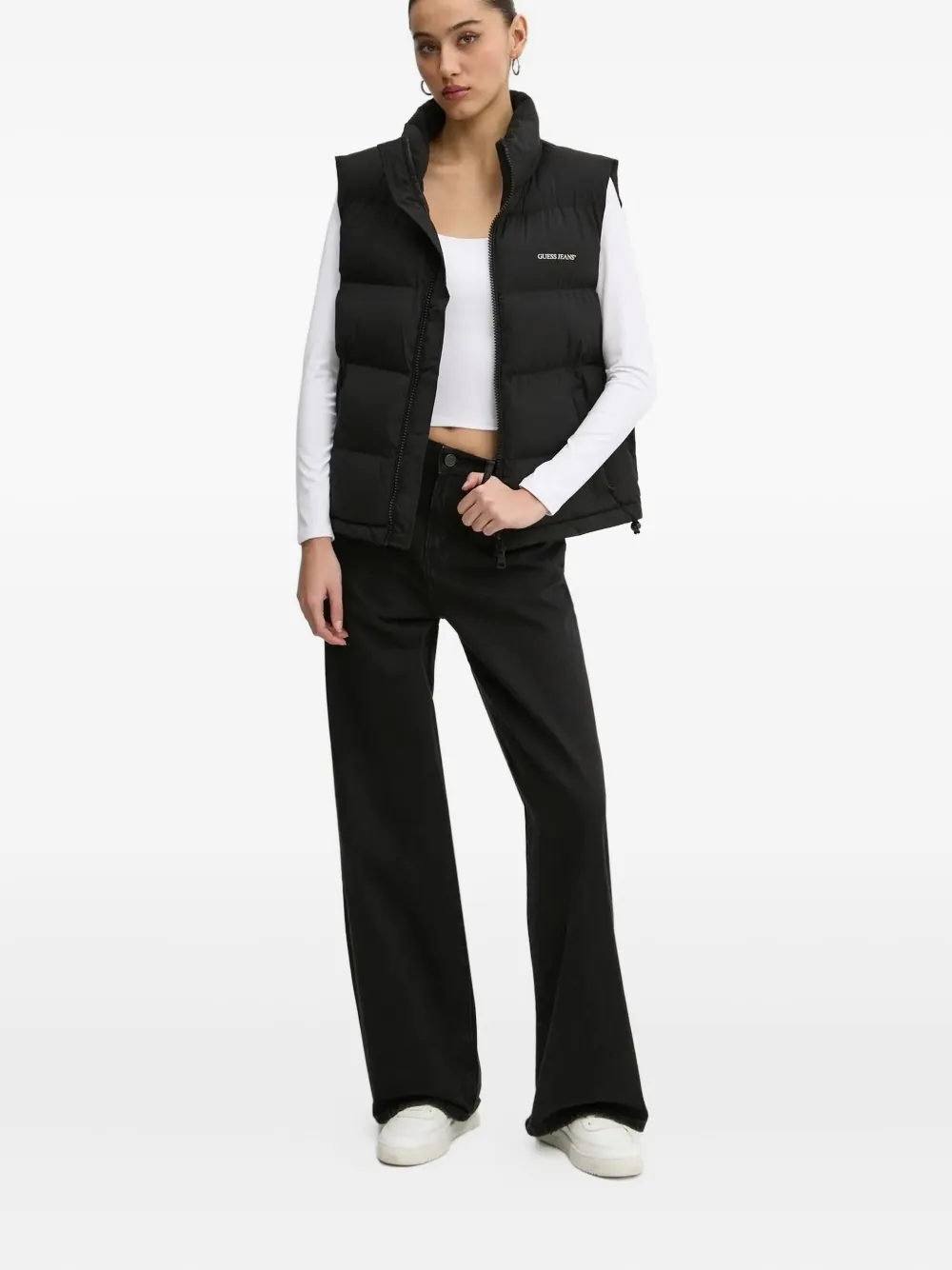 Джинсы с широкими штанинами Purple Brand, черный
Джинсы с широкими штанинами Purple Brand, черный