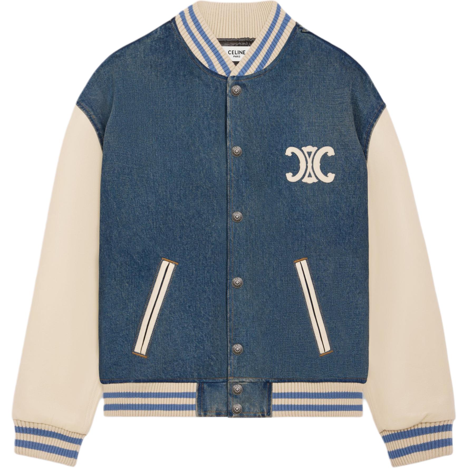 CELINE Триумф джинсовая куртка тедди, Blue
CELINE Триумф джинсовая куртка тедди, Blue