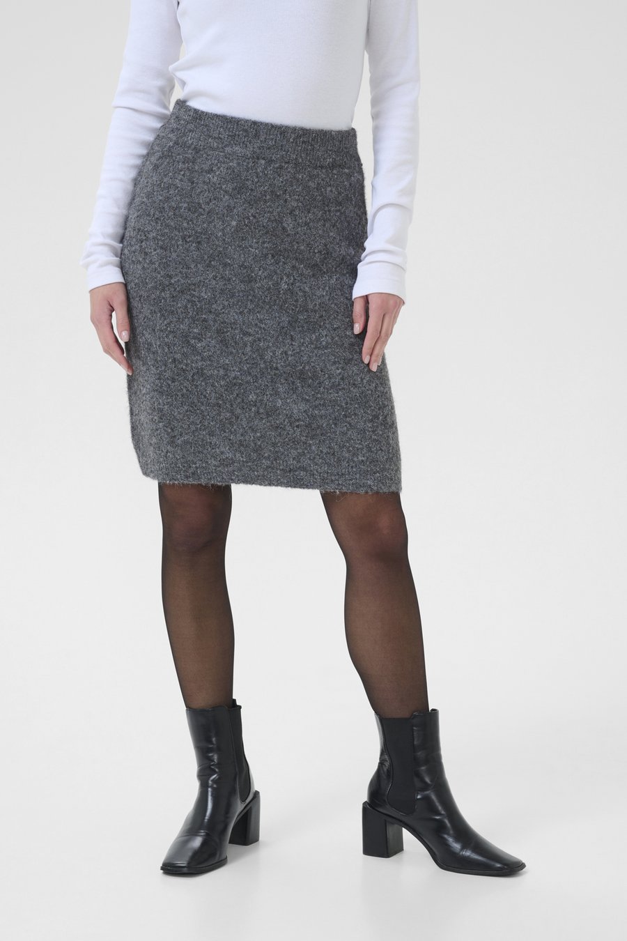 Юбка Kaffe Pencil skirt, Dark Grey Melange/Dark Grey
Юбка Kaffe Pencil skirt, Dark Grey Melange/Dark Grey