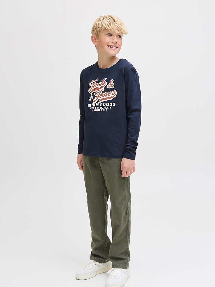 JACK & JONES Junior Футболка с длинными рукавами и логотипом темно-синего цвета
JACK & JONES Junior Футболка с длинными рукавами и логотипом темно-синего цвета