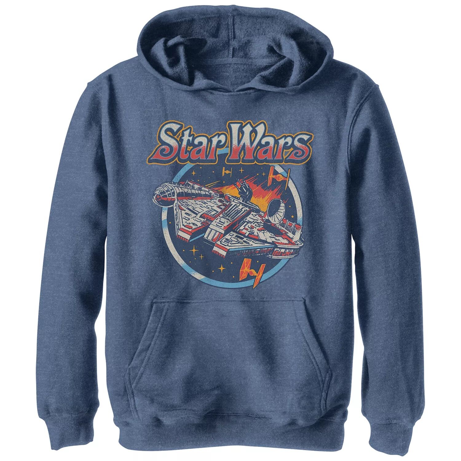 Винтажная толстовка с капюшоном Disney's Star Wars для мальчиков 8–20 лет в мультяшном стиле с космическими кораблями Disney
Винтажная толстовка с капюшоном Disney's Star Wars для мальчиков 8–20 лет в мультяшном стиле с космическими кораблями Disney