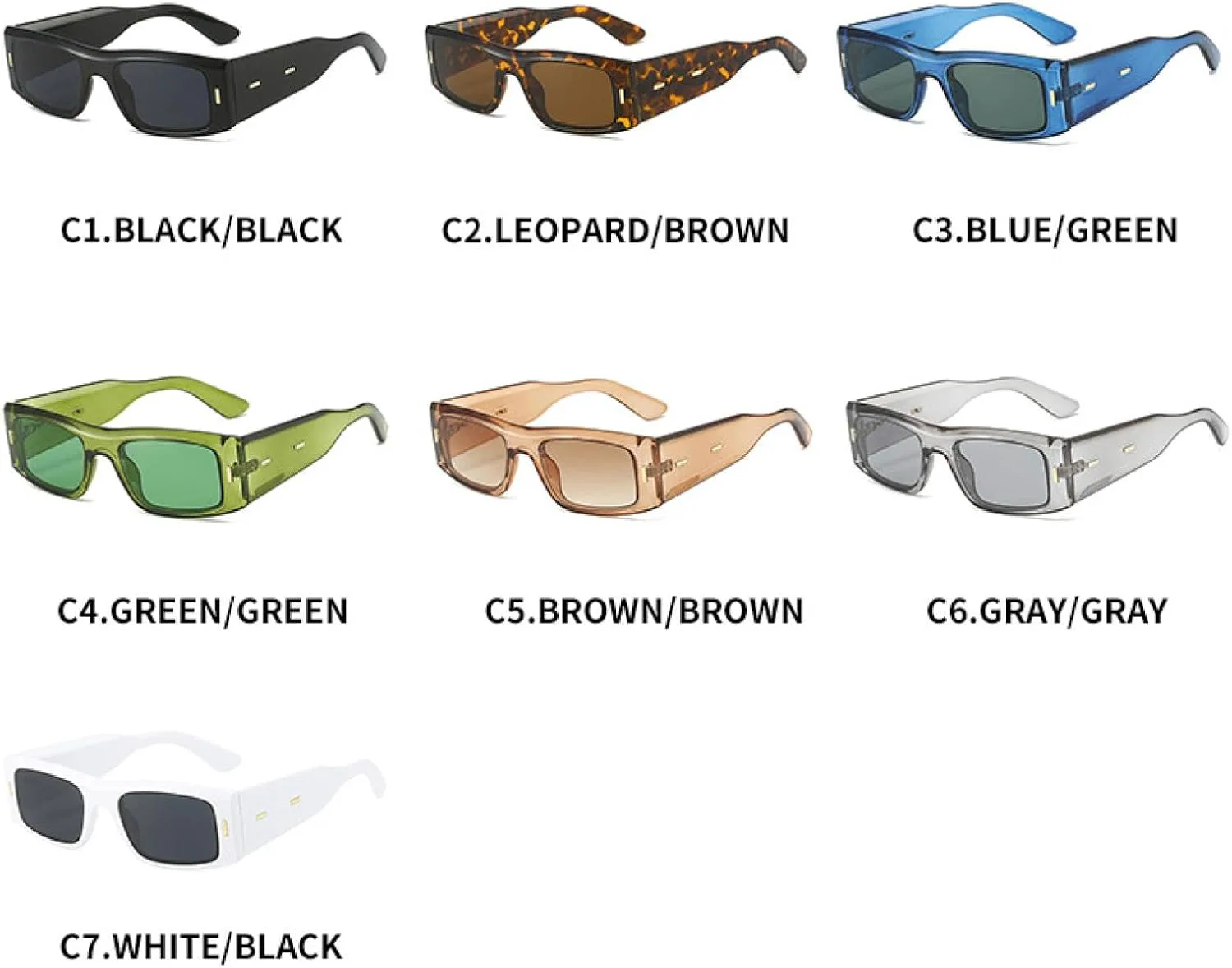 Солнцезащитные очки с защитой UV400 | Маленькая оправа, черные линзы | для женщин и мужчин, для занятий спортом на открытом воздухе и вождения DSVIGF, White
Солнцезащитные очки с защитой UV400 | Маленькая оправа, черные линзы | для женщин и мужчин, для занятий спортом на открытом воздухе и вождения DSVIGF, White