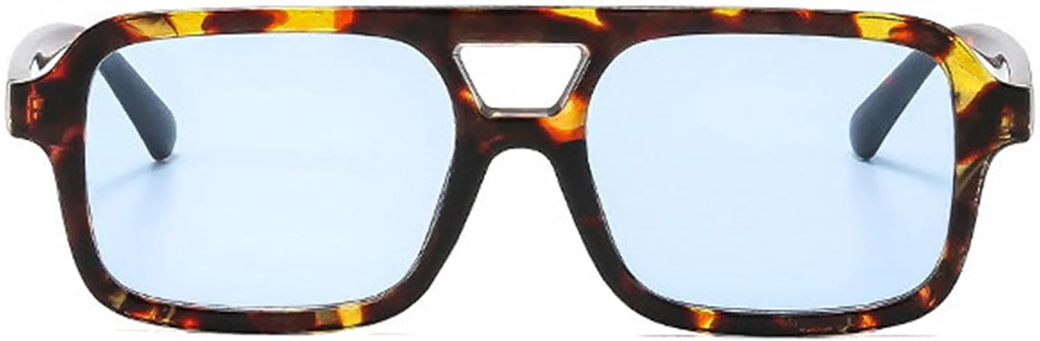 Солнцезащитные очки Willochra Fashion Pilot Oversized для женщин, с двойной перемычкой, в стиле ретро, квадратные, черные, с защитой от УФ-излучения UV400 (C5), C5
Солнцезащитные очки Willochra Fashion Pilot Oversized для женщин, с двойной перемычкой, в стиле ретро, квадратные, черные, с защитой от УФ-излучения UV400 (C5), C5