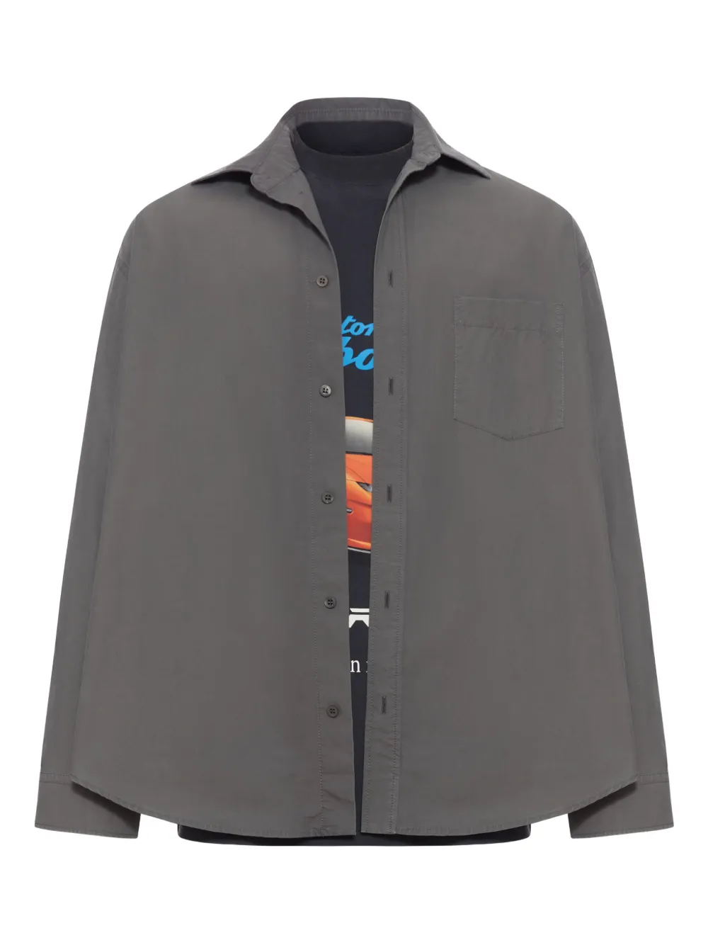 Поплиновая рубашка из коллаборации с Automobili Lamborghini BALENCIAGA, серый
Поплиновая рубашка из коллаборации с Automobili Lamborghini BALENCIAGA, серый