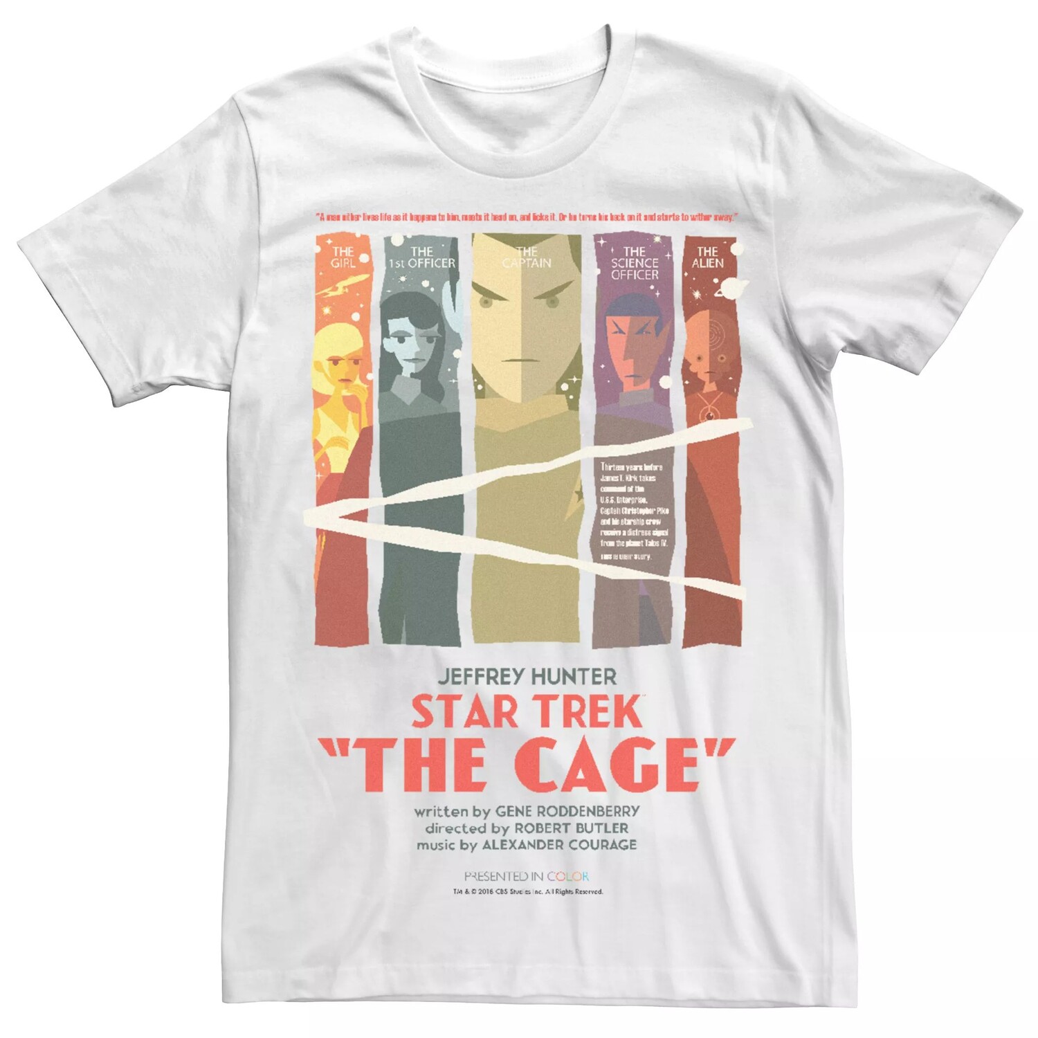 Мужская футболка с винтажным плакатом «Звездный путь» Licensed Character
Мужская футболка с винтажным плакатом «Звездный путь» Licensed Character