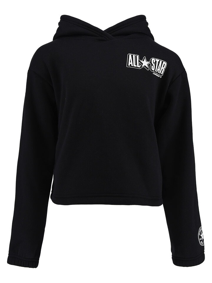 Пуловер с капюшоном Converse, черный
Пуловер с капюшоном Converse, черный