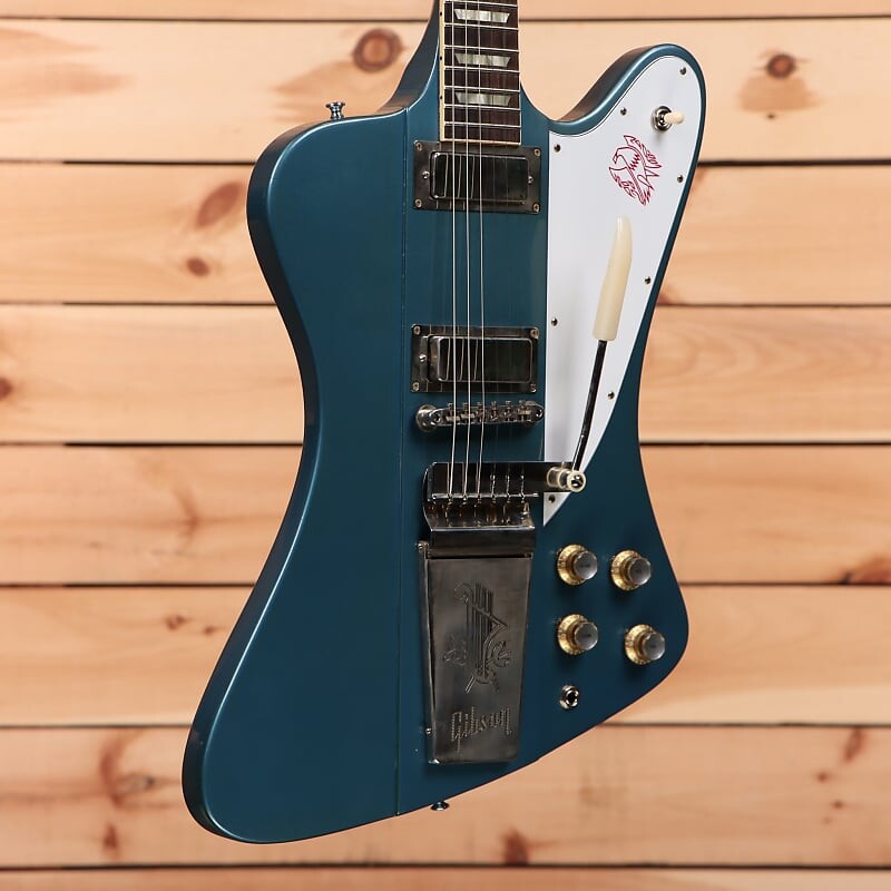 Электрогитара Gibson 1963 Firebird V with Maestro Vibrola Ultra Light Aged - Pelham Blue-302193
Электрогитара Gibson 1963 Firebird V with Maestro Vibrola Ultra Light Aged - Pelham Blue-302193