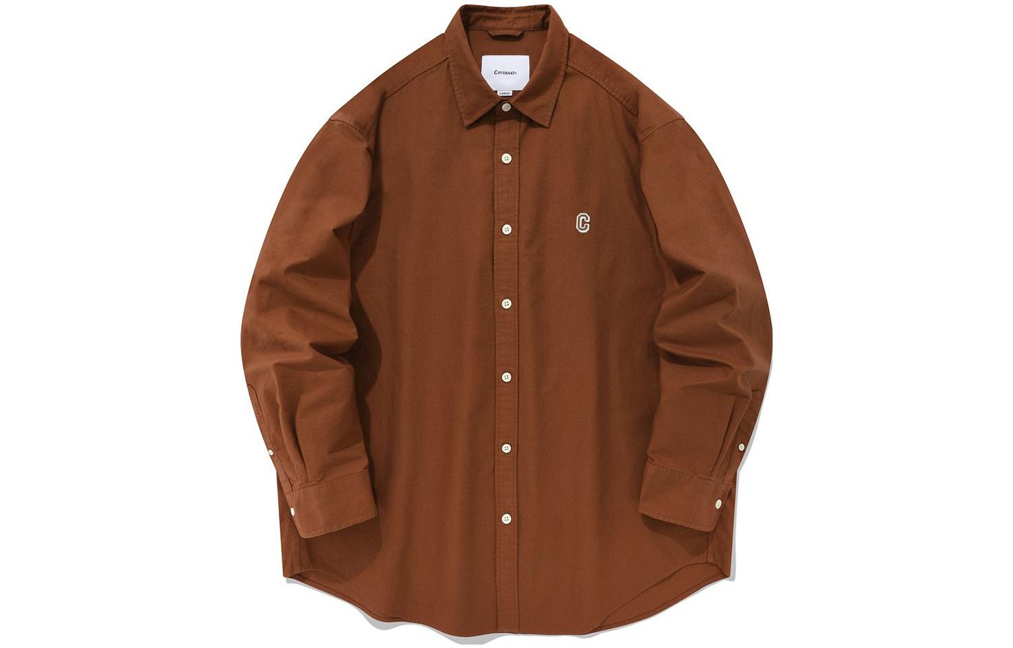 COVERNAT Мужская рубашка цвета хаки
COVERNAT Мужская рубашка цвета хаки