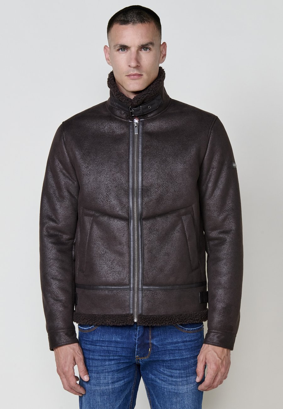 Куртка Koroshi Faux leather jacket, Marron Brown/Brown
Куртка Koroshi Faux leather jacket, Marron Brown/Brown