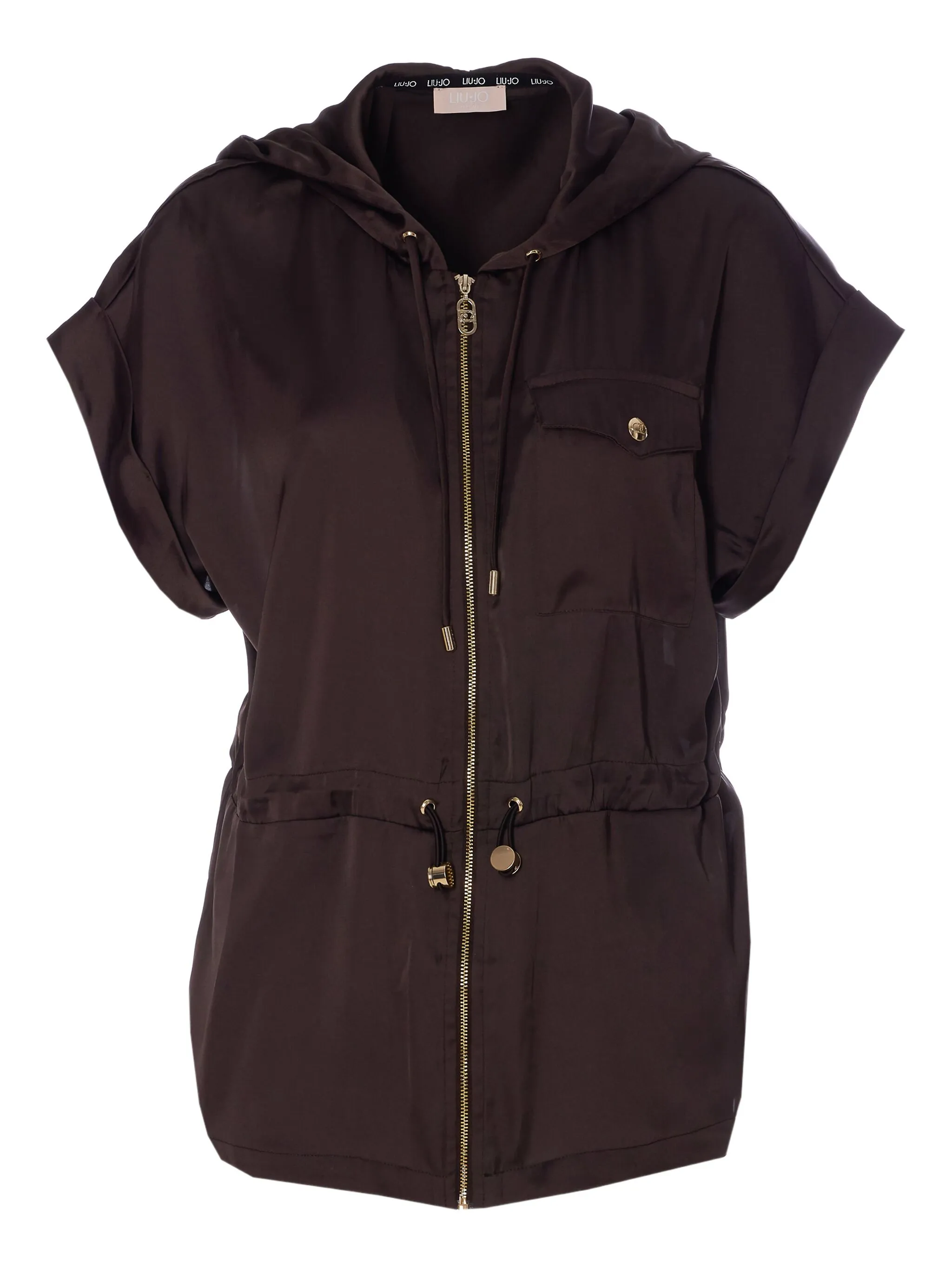 Жилет с капюшоном Liu Jo, коричневый
Жилет с капюшоном Liu Jo, коричневый