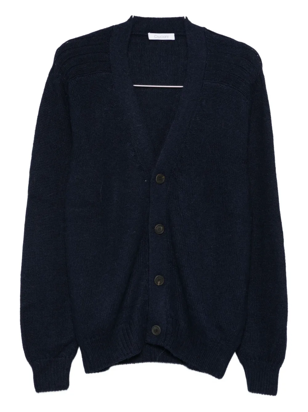 Кардиган в рубчик Cruciani, синий
Кардиган в рубчик Cruciani, синий