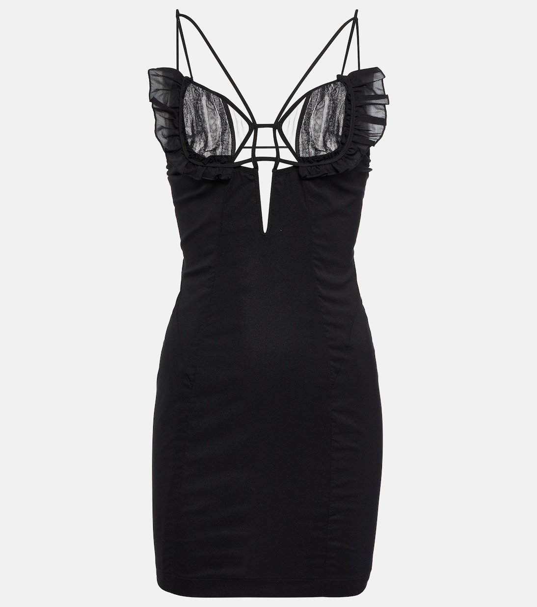 Мини-платье с оборками Nensi Dojaka, черный
Мини-платье с оборками Nensi Dojaka, черный