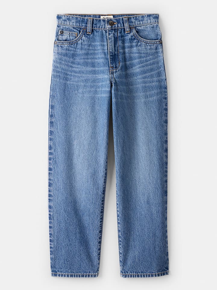 Джинсы зауженного кроя синего цвета OshKosh
Джинсы зауженного кроя синего цвета OshKosh